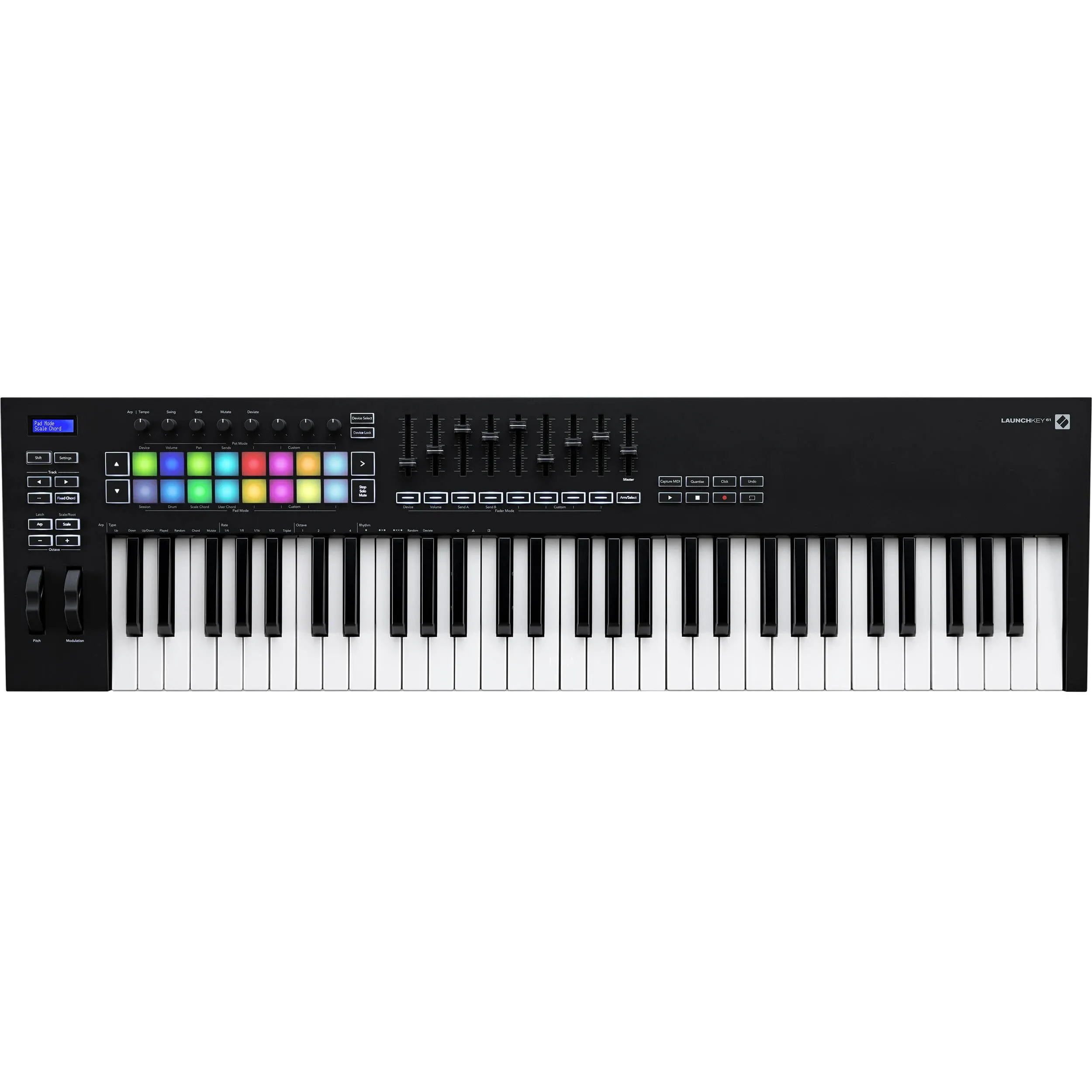 Novation Launchkey MK3 61-Key USB Midi Keyboard Controller Bundle