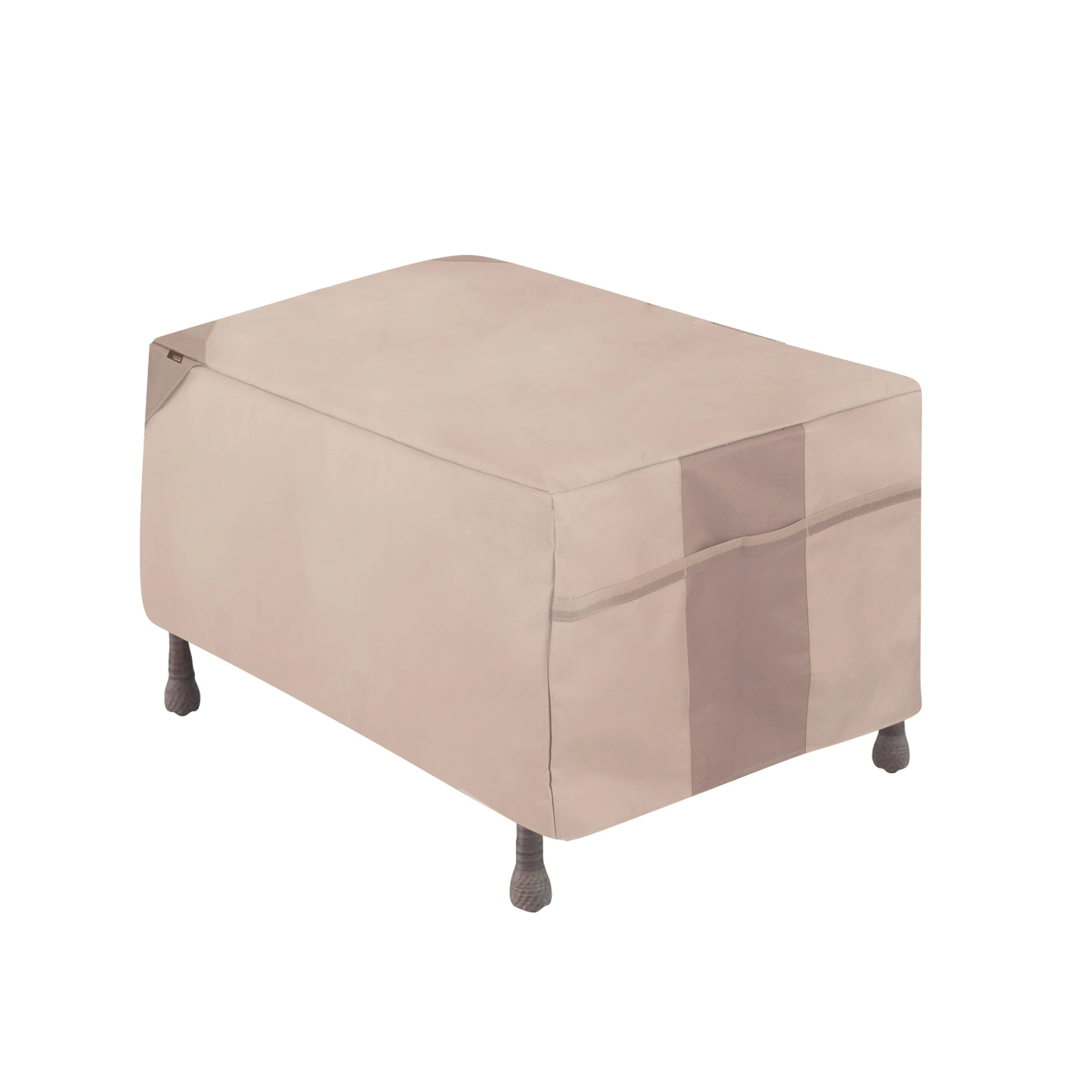 Modern Leisure Monterey Beige Polyester Patio Furniture Cover For Ottoman