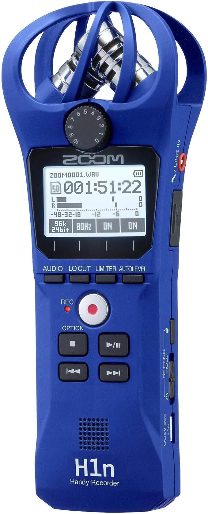 Zoom H1n Handy Recorder Blue Edition