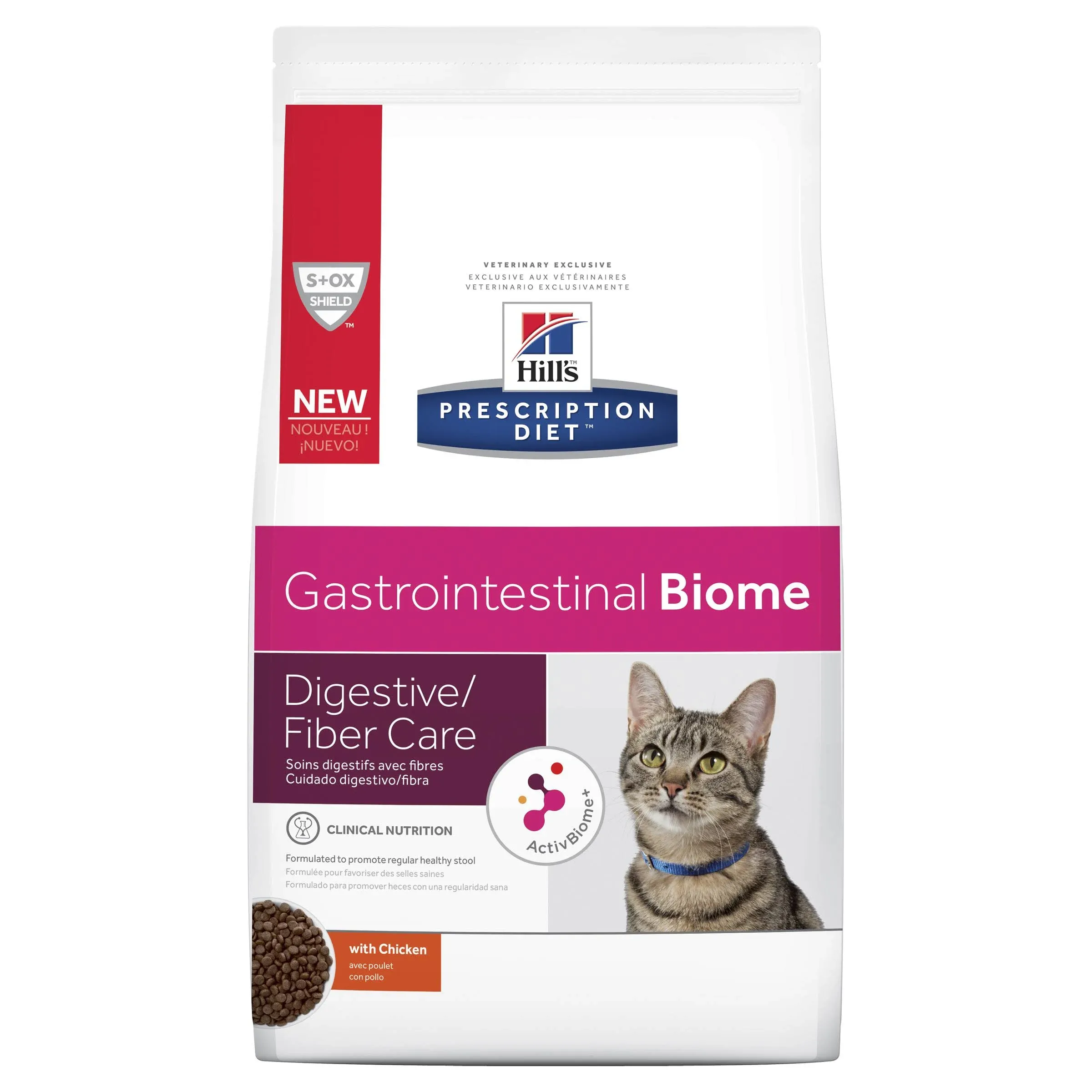 Hill's Prescription Diet Gastrointestinal Biome Digestive/Fiber Care with Chicken ...