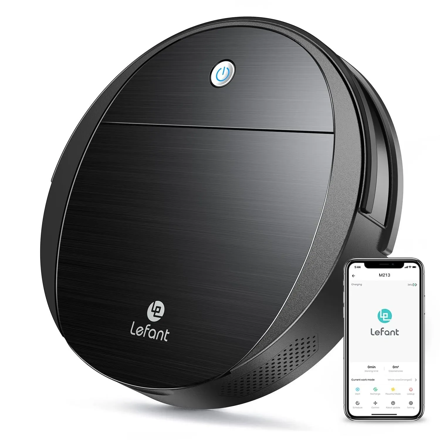 Lefant Robot Vacuum and Mop, 2200Pa Suction, Small Body Design, WiFi/App/Alexa ...