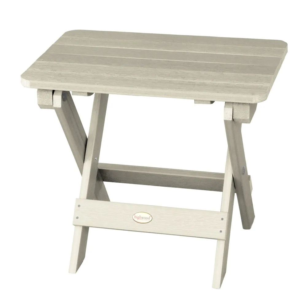 Highwood Adirondack Folding Side Table, Harbor Gray