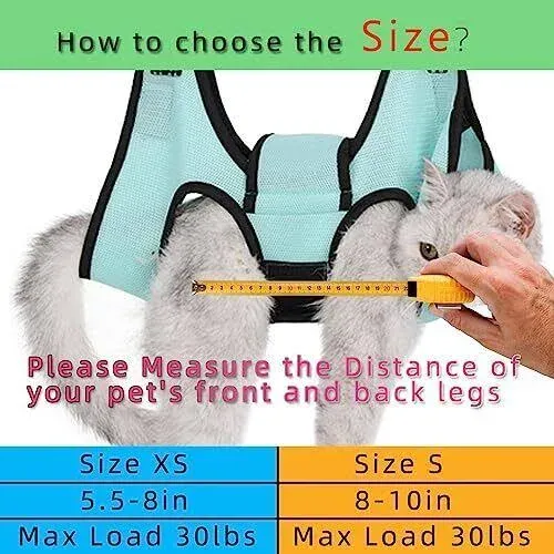 2023 Cat Grooming Hammock Harness Cat Holder For Grooming With Cat