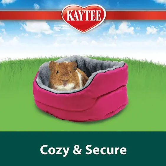 Kaytee Super Sleeper Cuddle-E-Cup Bed for Pet Guinea Pigs, Rats, Chinchillas and