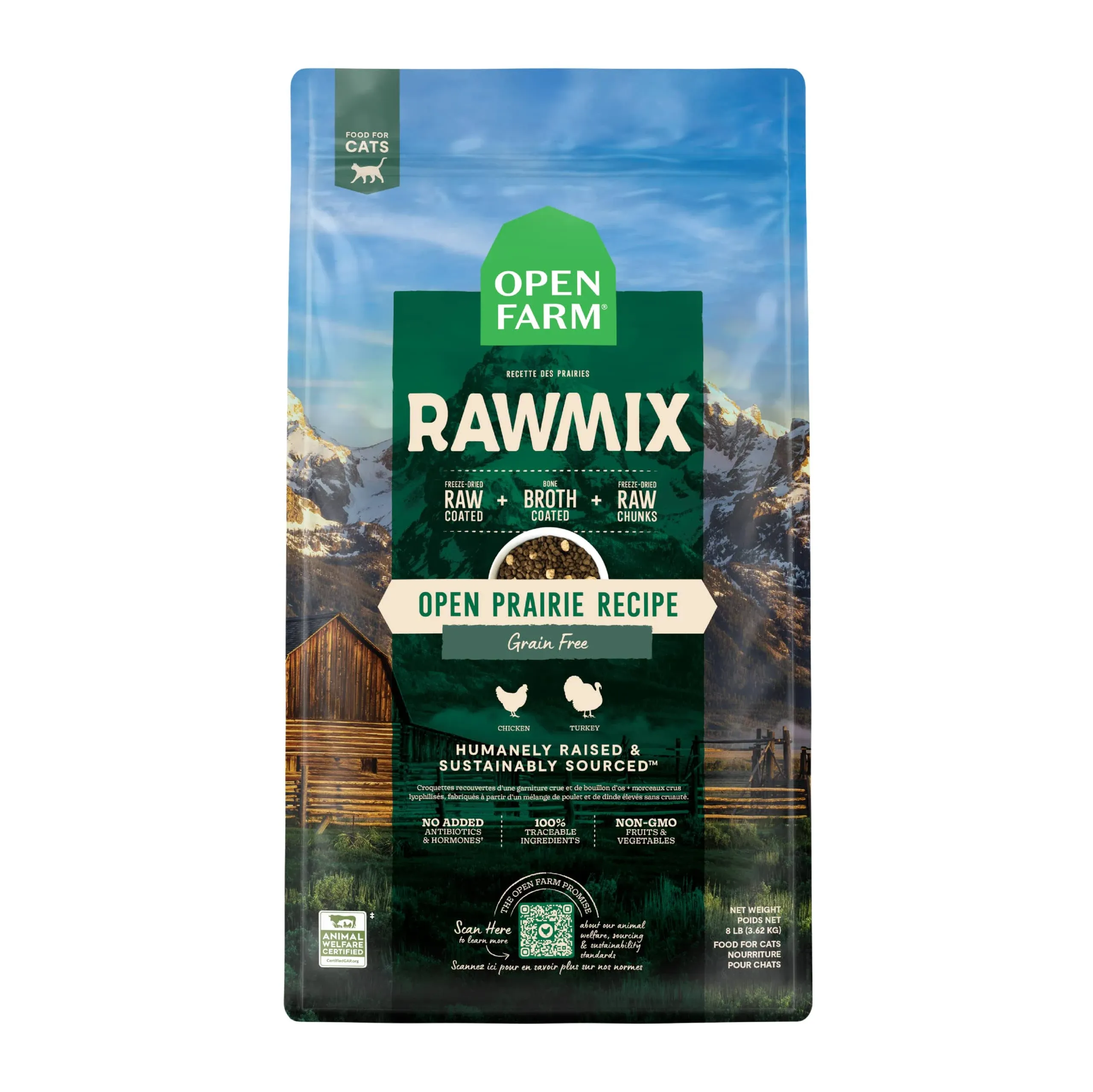 Open Farm Open Prairie Grain-Free RawMix