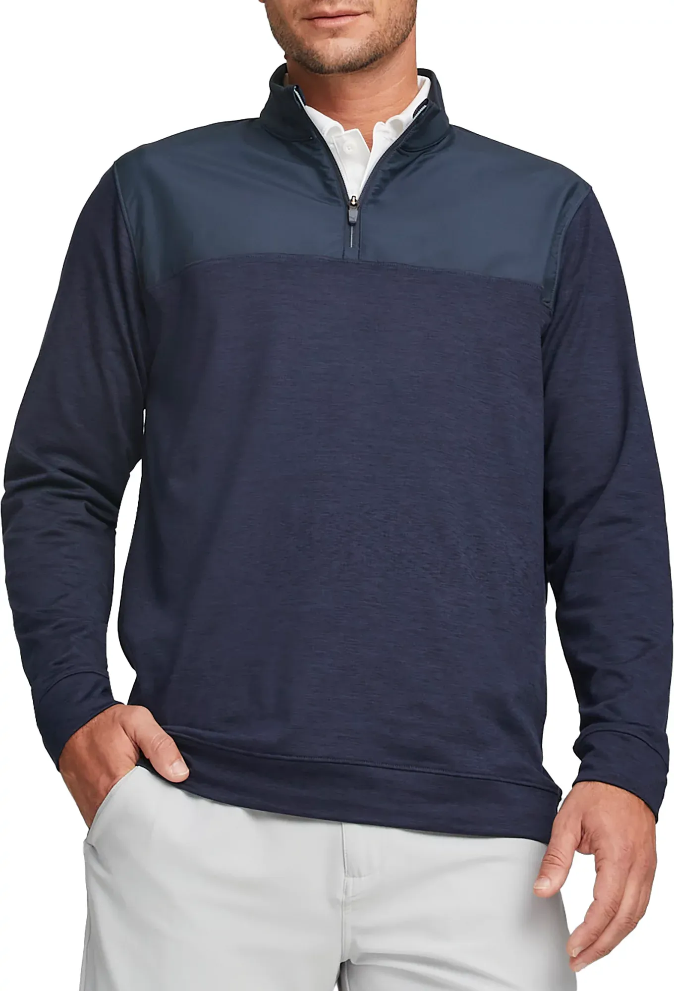 pumagolf Men's Cloudspun Colorblock 1/4 Zip