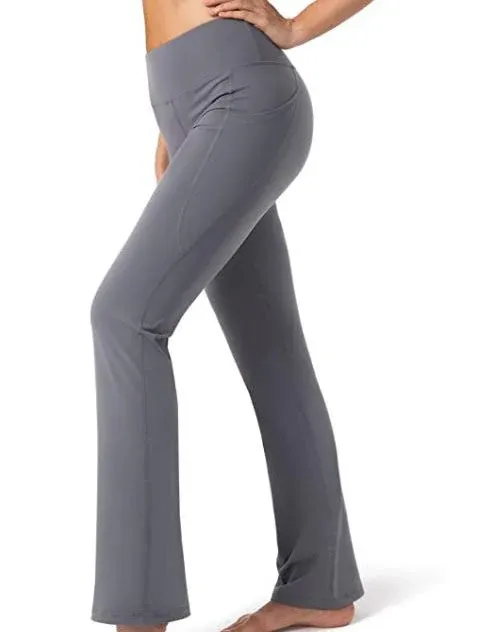 28&#034;/30&#034;/32&#034;/34<wbr/>&#034; Inseam Women&#039;s Bootcut Yoga Pants Long Bootleg High-Waisted Flar