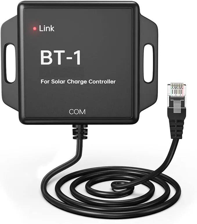 BT-1 Wireless Module RJ12 Communication Port for MPPT Solar Charge Controllers 20A/30A/40A, cooperates with Mobile Phone APP to Realize, Parameter Setting, and Data Viewing of The System, RS232