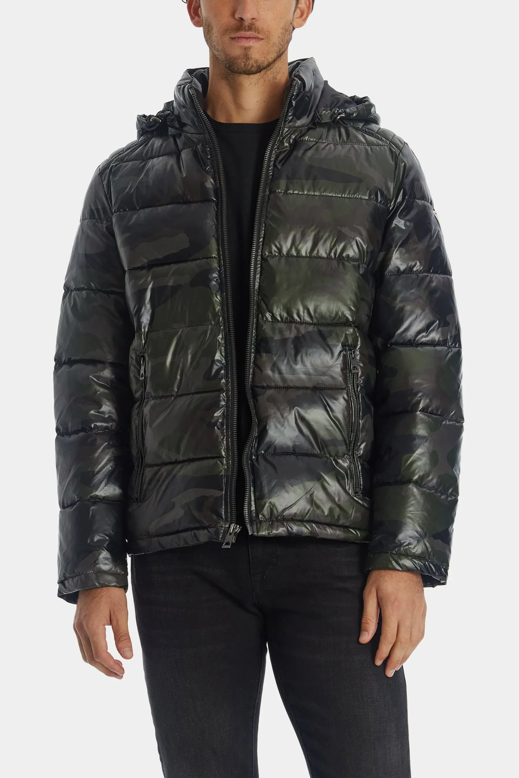 Guess Men's Hooded Puffer