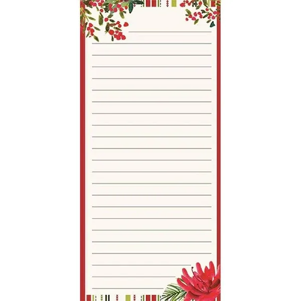 Lang Christmas Greens Mini List Pad