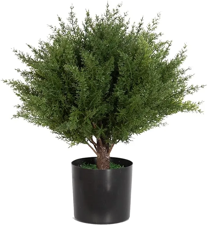 Artificial Cedar Topiary Ball Tree