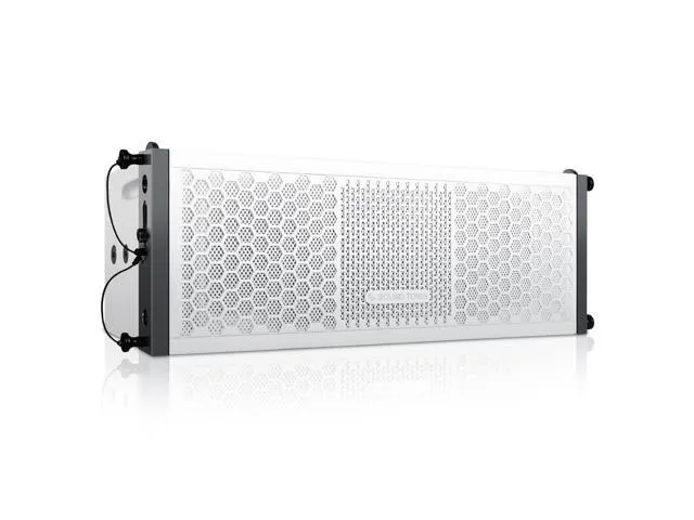 Sound Town ZETHUS Series 2 X 5” Line Array Loudspeaker System with Titanium Compression Driver, White (ZETHUS-205WV2)