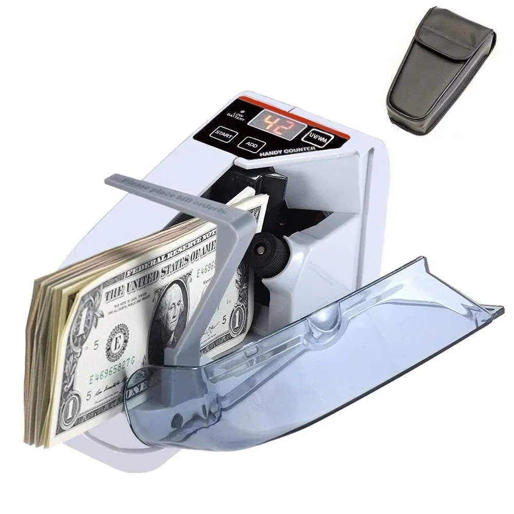 Money Counter Cosdio Portable Money Counter Mini Bill Cash Counting Machine H...