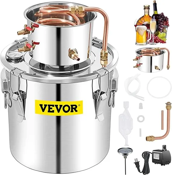 VEVOR 50L Stainless Steel Alcohol Still