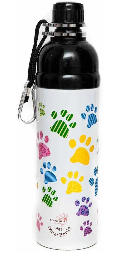 Good Life Gear SF6035 PAWS 24 oz. BPA Free Travel Water Bottle For Pets - Paws