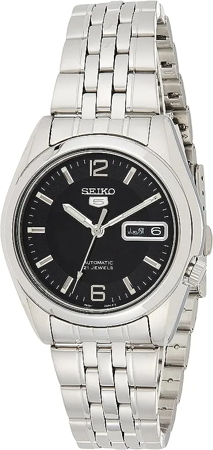 Seiko Men's SNK393 Series 5 Stainless Steel Watch - Silver