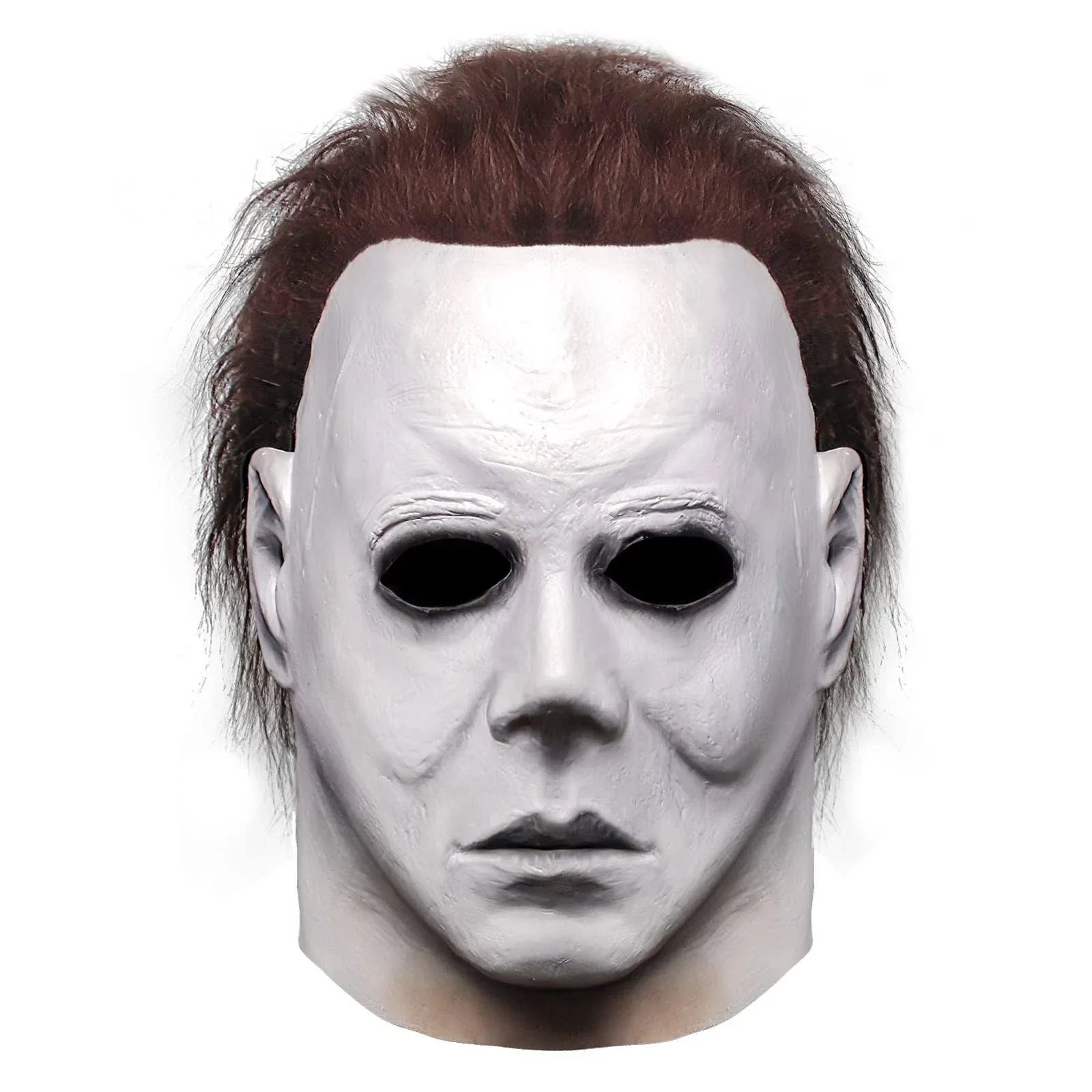 Halloween Michael Myers Mask, Latex Horror Scary Hot Movie Game Face Headgear wi