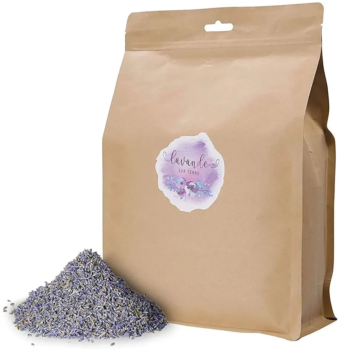 Dried Lavender Flower Buds for Crafts, Baking, Tea, DIY Projects, Sachets & Fresh Fragrance, 10 Ounces Bag, LV-N-2