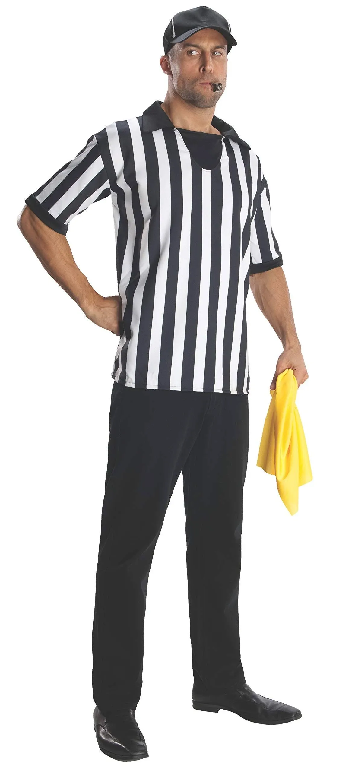 Rubie's Costume Heroes And Hombres Adult Referee Shirt And Hat