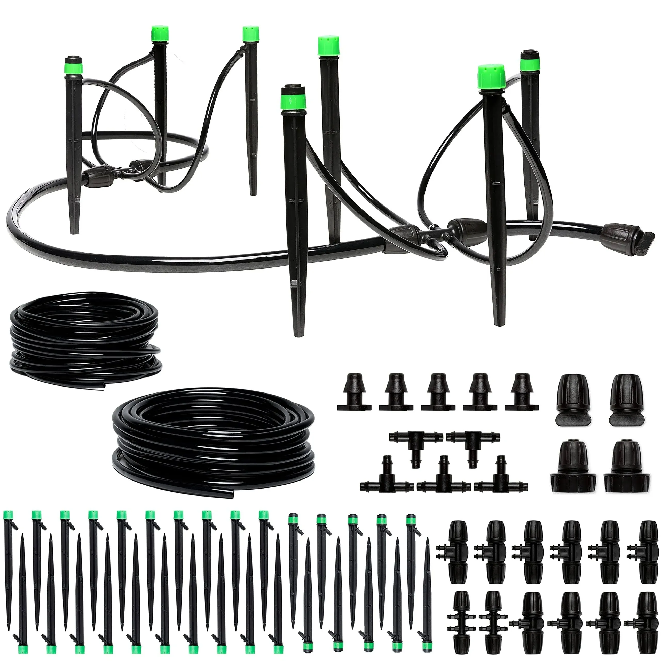 CARPATHEN Drip Irrigation Kit - Adjustable Premium Garden Watering System for