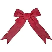 18-inch x 23-inch Red Nylon Outdoor Bow 6-inch Size