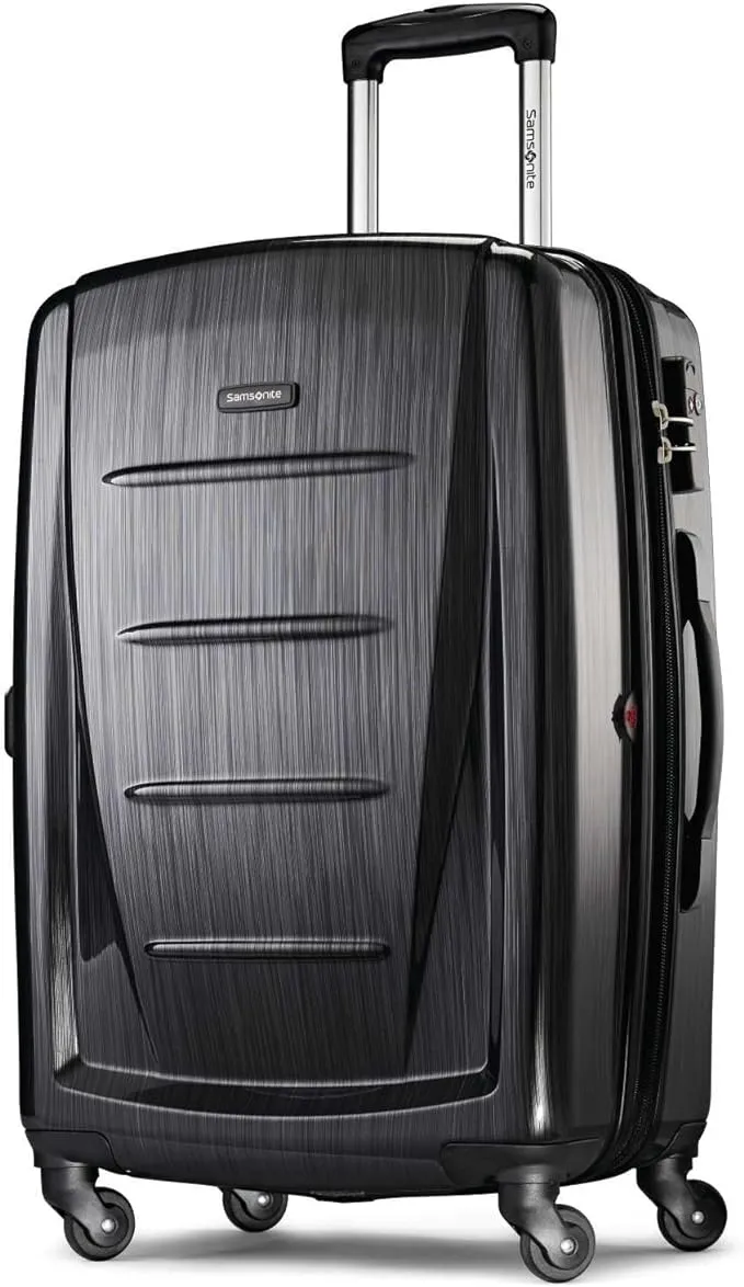 Samsonite Winfield 2 Hardside Luggage with Spinner Wheels, Teal, Checked-Large 28-Inch