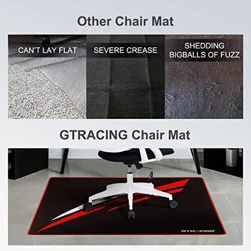 Gtracing Gaming Chair Mat For Hardwood Floor 43 X 35inch Office