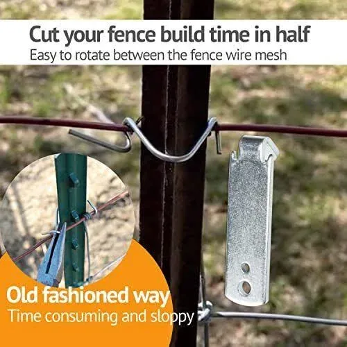 Seiria Fence Wire Twister For T Post Clips Time Saver Barb Wire Fence