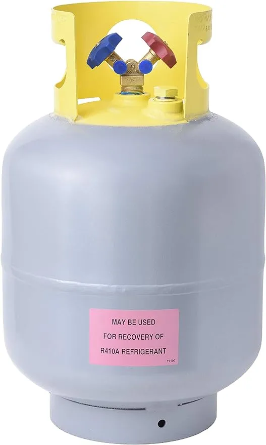 Flame King YSNR501 50 Pound Refrigerant Recovery Cylinder Tank