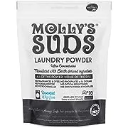 Molly's Suds Detergente en polvo original para ropa Detergente natural para ropa en polvo para pieles sensibles