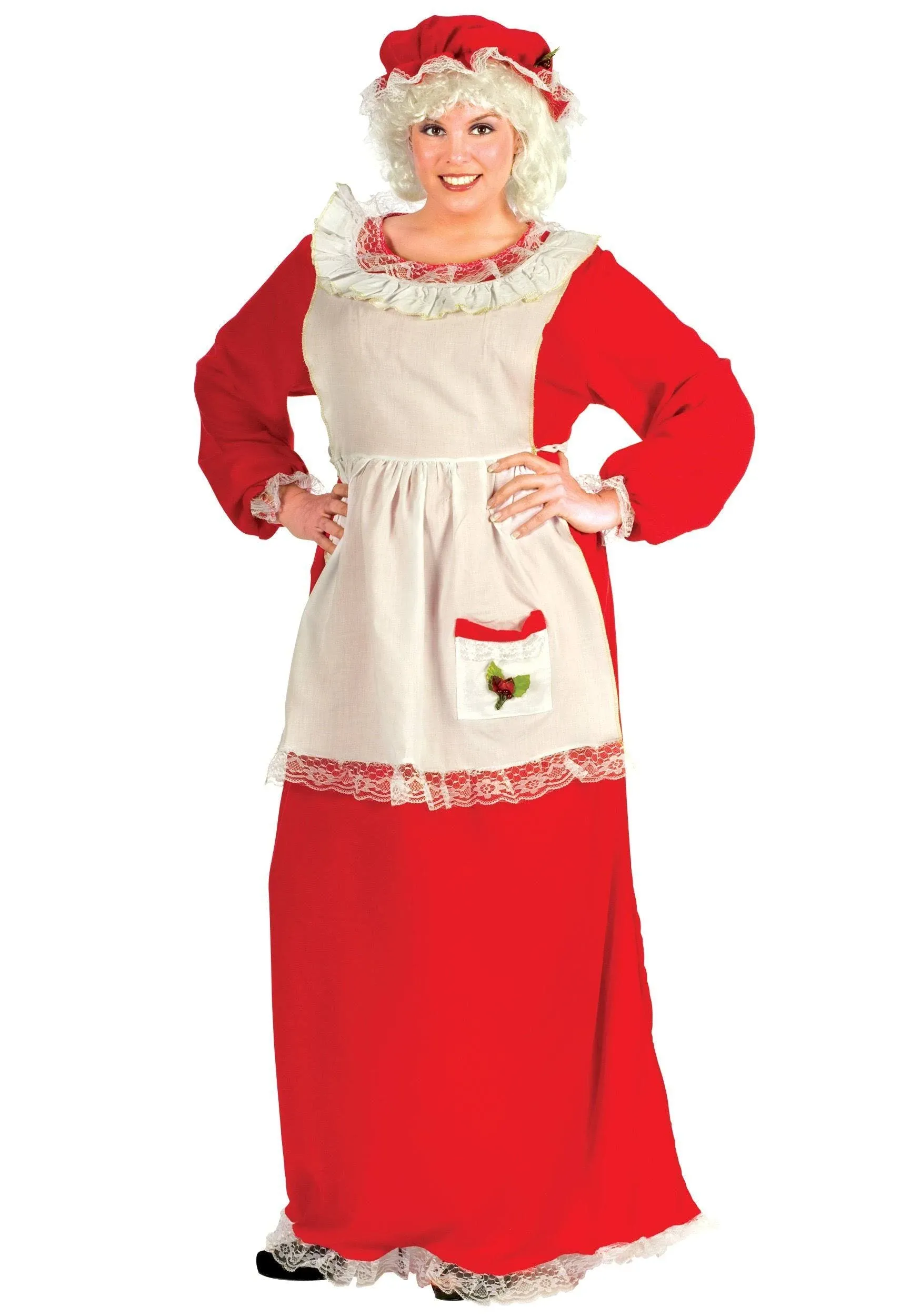 Women's Fun World Plus Size Mrs. Claus Costume