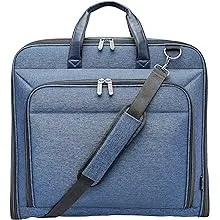 Amazon Basics Carry-On Garment Bag for Travel and Business Trips with Shoulder Strap - Navy