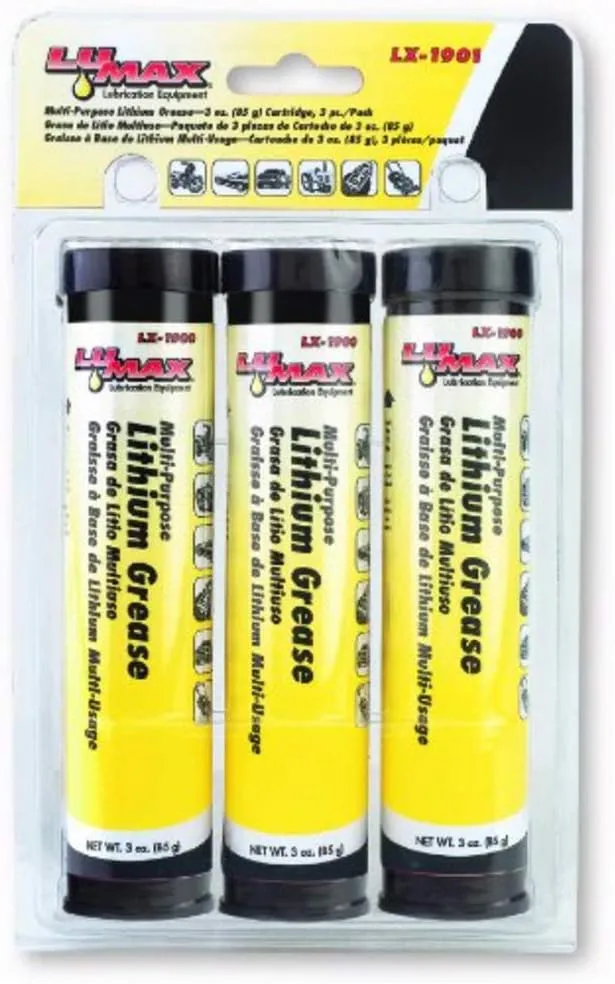 Lithium Grease 3 oz. Cartridge (3 pcs./Pk.)