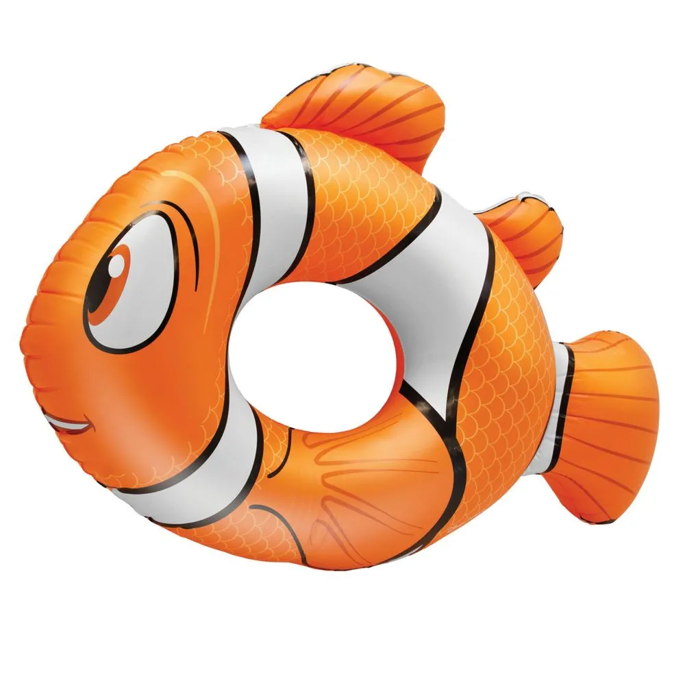 Disney Pixar Finding Nemo - Nemo Pool Float Party Tube by GoFloats - Inflatable Raft for Adults and Kids Orange