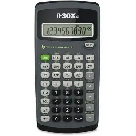 Texas Instruments Ti-30xa Basic Scientific Calculator