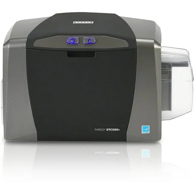 Bodno Fargo DTC1250e Single Sided ID Card Printer & Complete Supplies Package with Bronze Edition Software