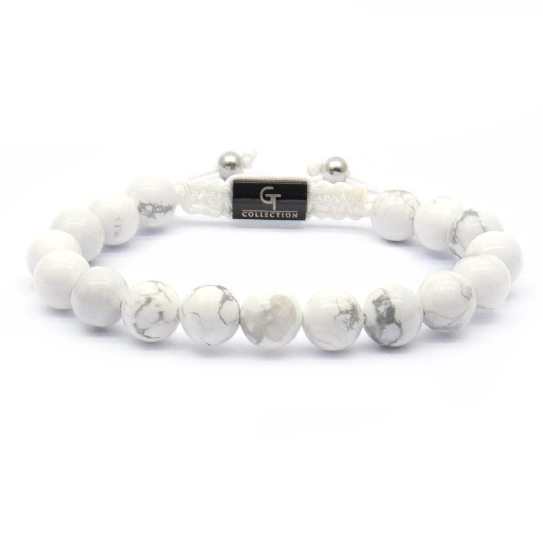 Men's Howlite Beaded Bracelet