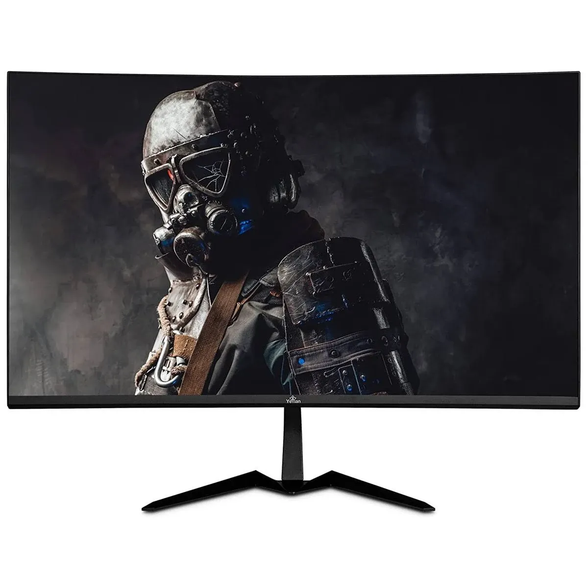 YEYIAN 24” Curved 200 Hz/165 Hz/144 Hz Gaming Monitor, FHD R1650 Curved 1080P LED PC Monitor, 16:9, 178°, 16.7M Colors, 3000:1, Stereo Speaker, FreeSync, HDMI 2.0, DP 1.2, 75mm VESA