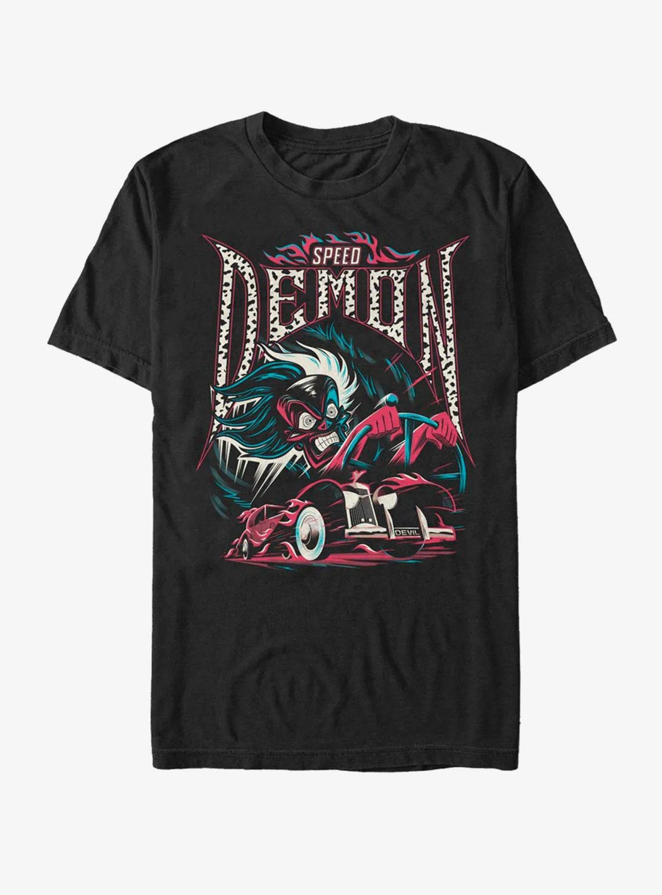 Disney Villains Cruella De Vil Speed Demon T-Shirt | Hot Topic