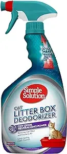 Simple Solution Cat Litter Deodorizer | Litter Box Odor Eliminator | 32 Ounces