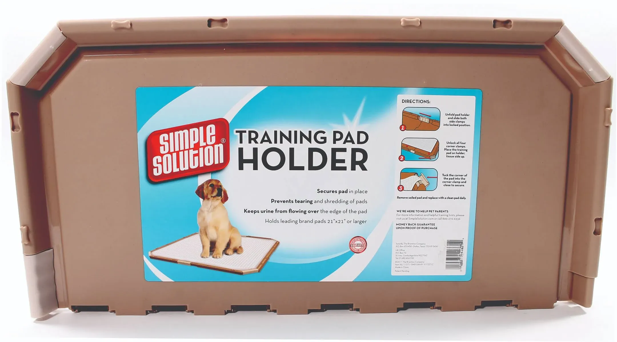 Simple Solution Puppy Dog Pad Holder Training Protection Pee Tray Floor Indoor