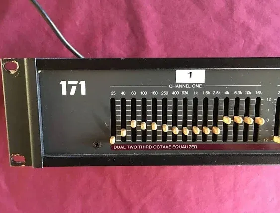 ART 171 EQ dual 15 band vintage equalizer, works great, $149.\xa0