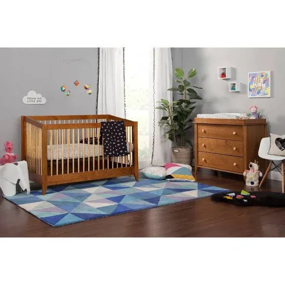 Babyletto - Sprout 4-in-1 Convertible Crib with Toddler Bed Conversion Kit Chestnut / Natural