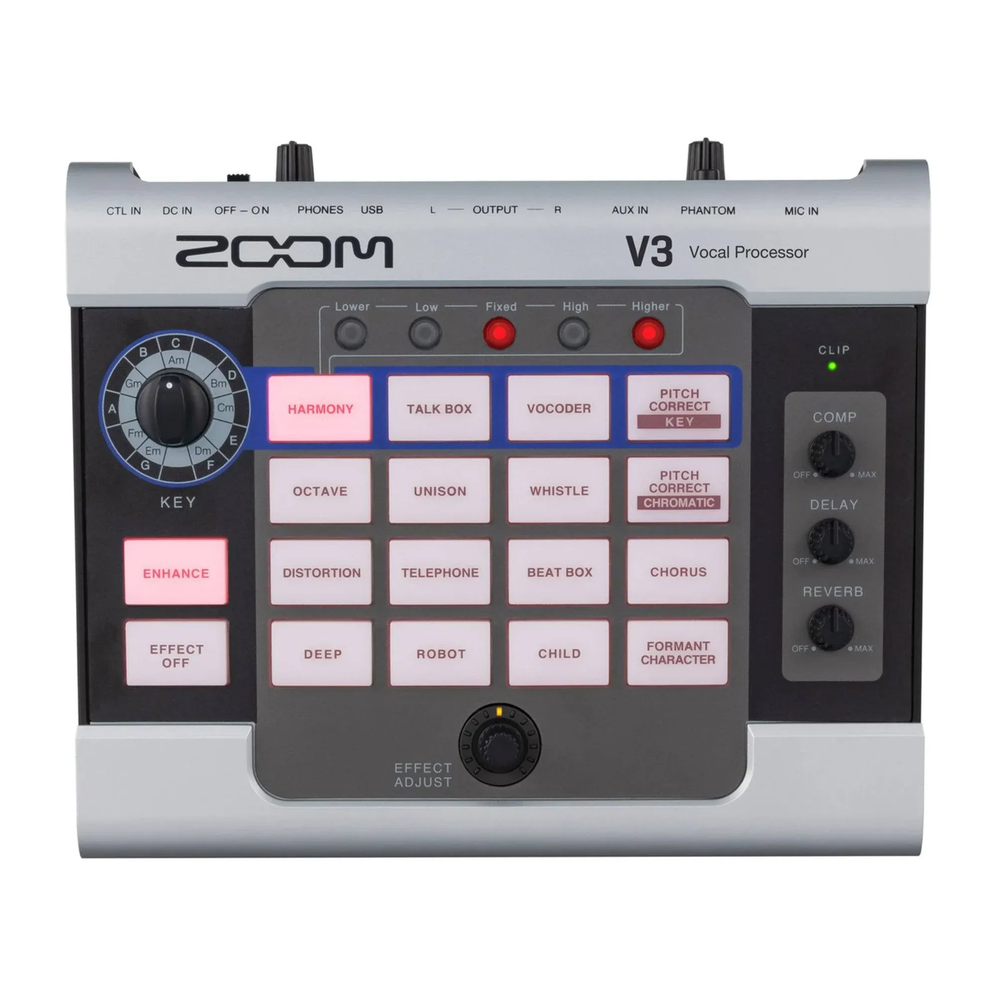 Zoom V3 Multi-effects Vocal Processor