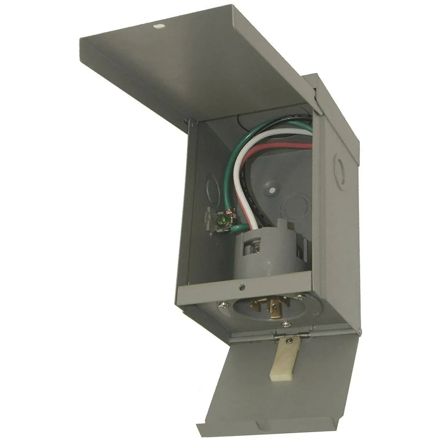 Connecticut Electric 30 Amp Power Inlet Box with Hinged Door