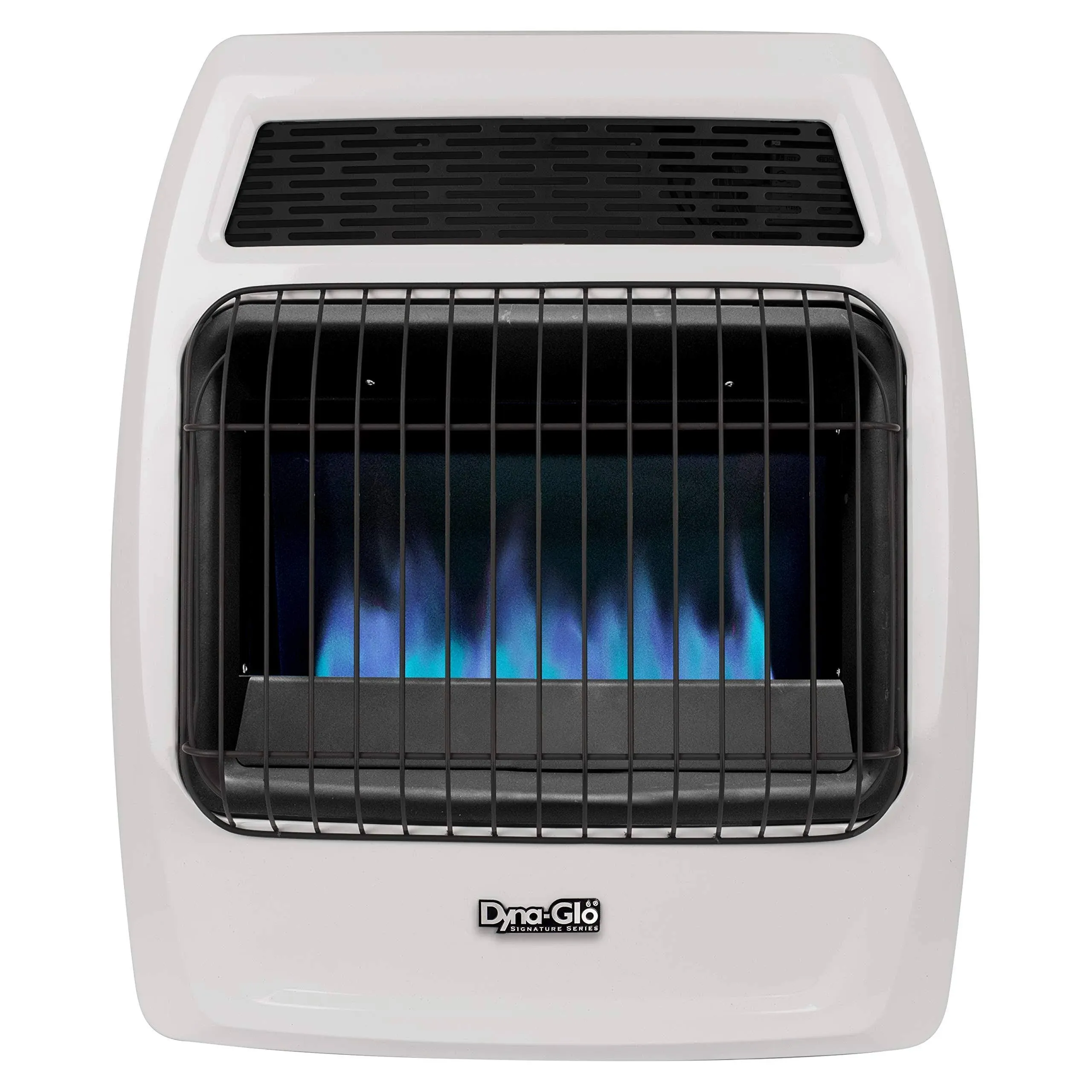 Dyna-Glo 20,000 BTU Liquid Propane Blue Flame Vent Free Wall Heater, Noiseless, White