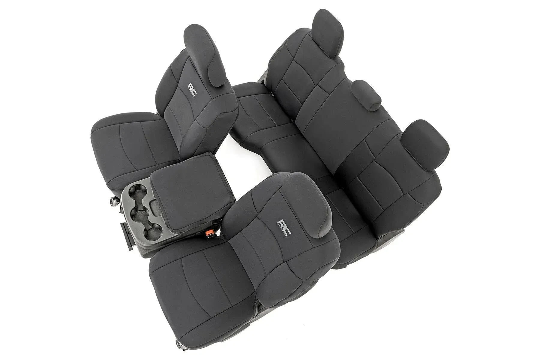 Seat Covers | FR &amp; RR | 60/40 Rear Seat | Ram 2500 2WD/4WD (2019-2024)