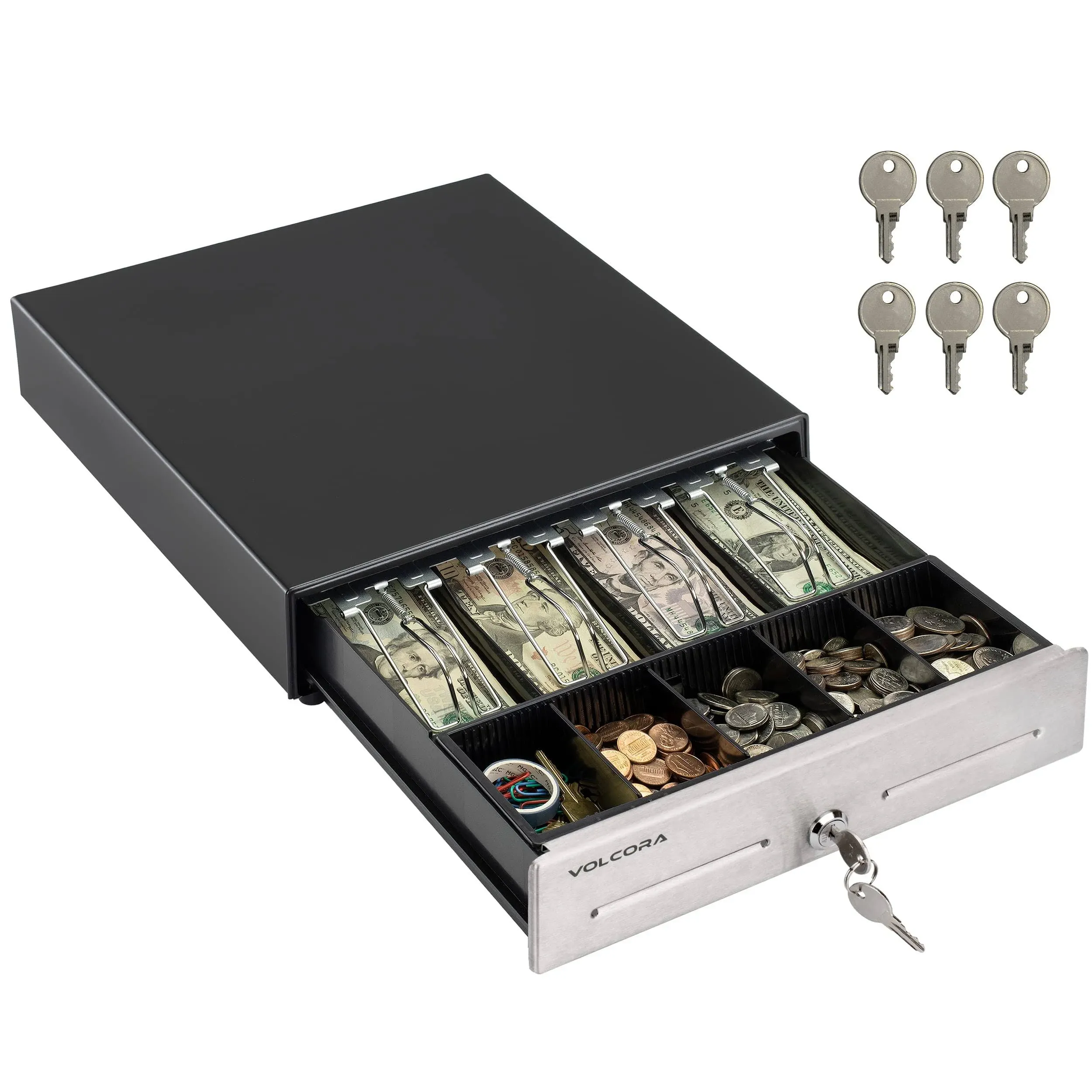 Volcora Cash Register Drawer for (POS) Point of Sale System