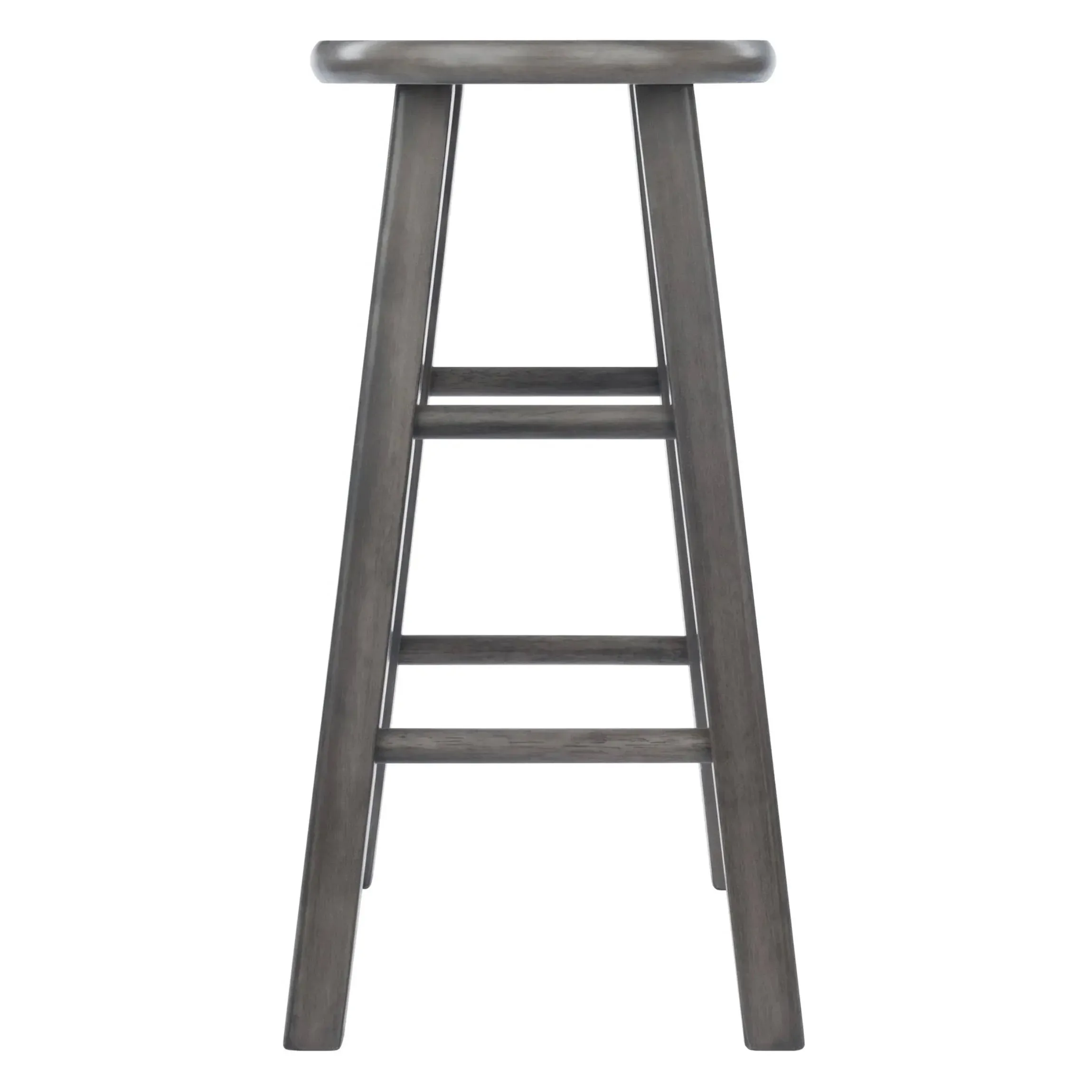 Winsome Wood 24 in. Ivy Counter Stool, Rustic Gray