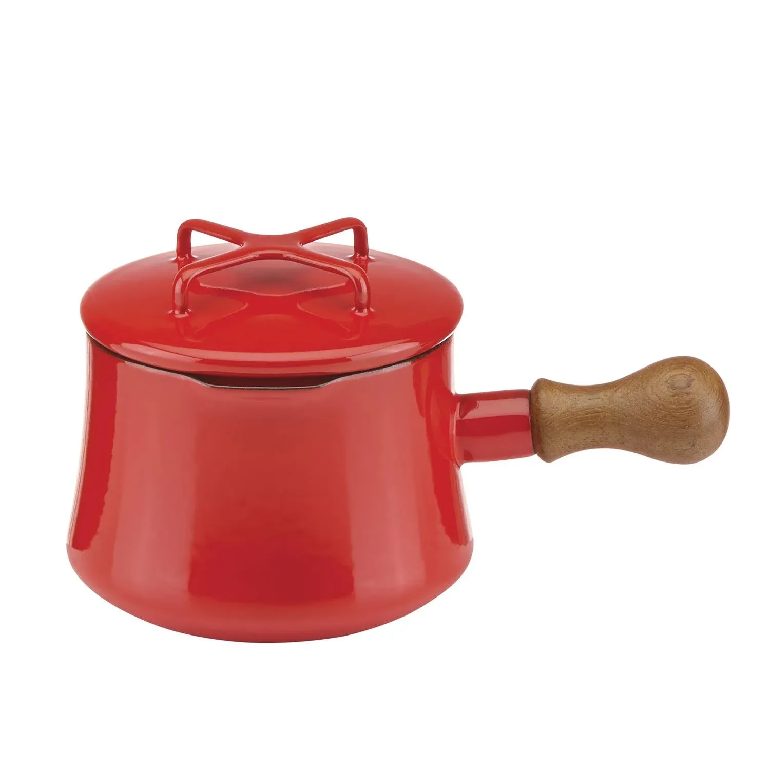 Dansk Kobenstyle Chili Red 1qt Saucepan with Lid